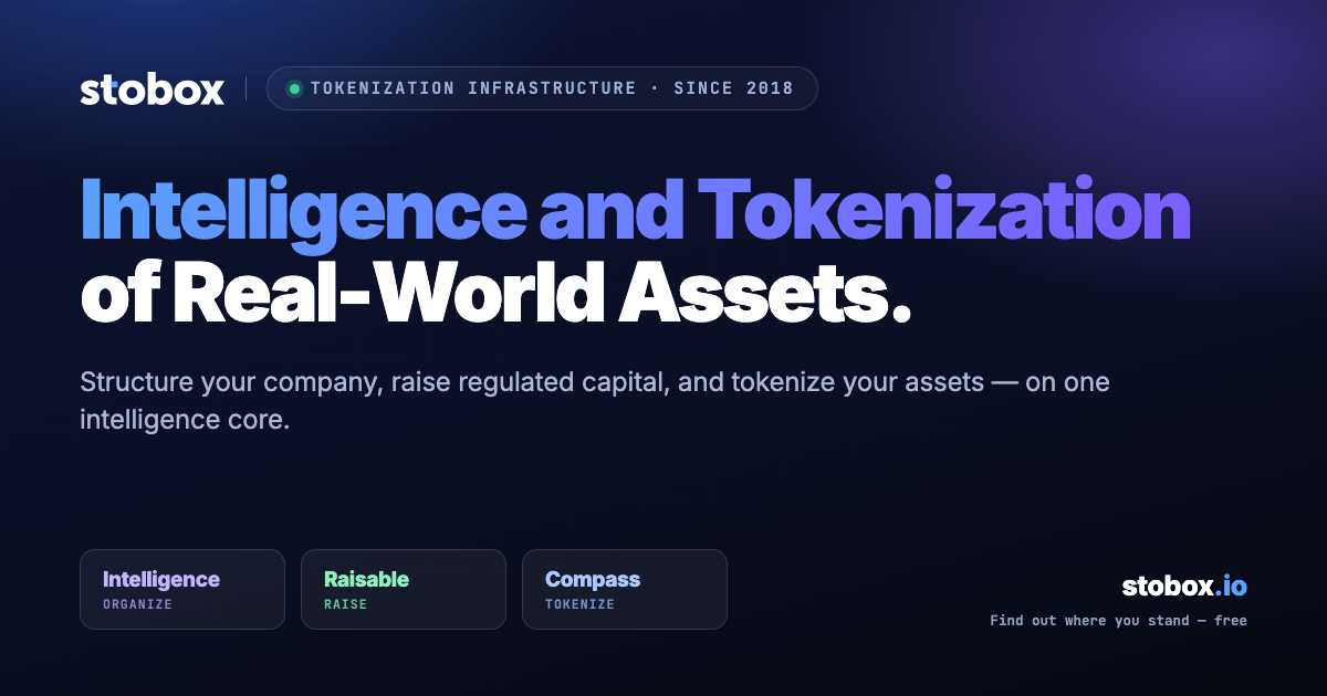 Stobox Technologies now carries an independent, real-time company valuation