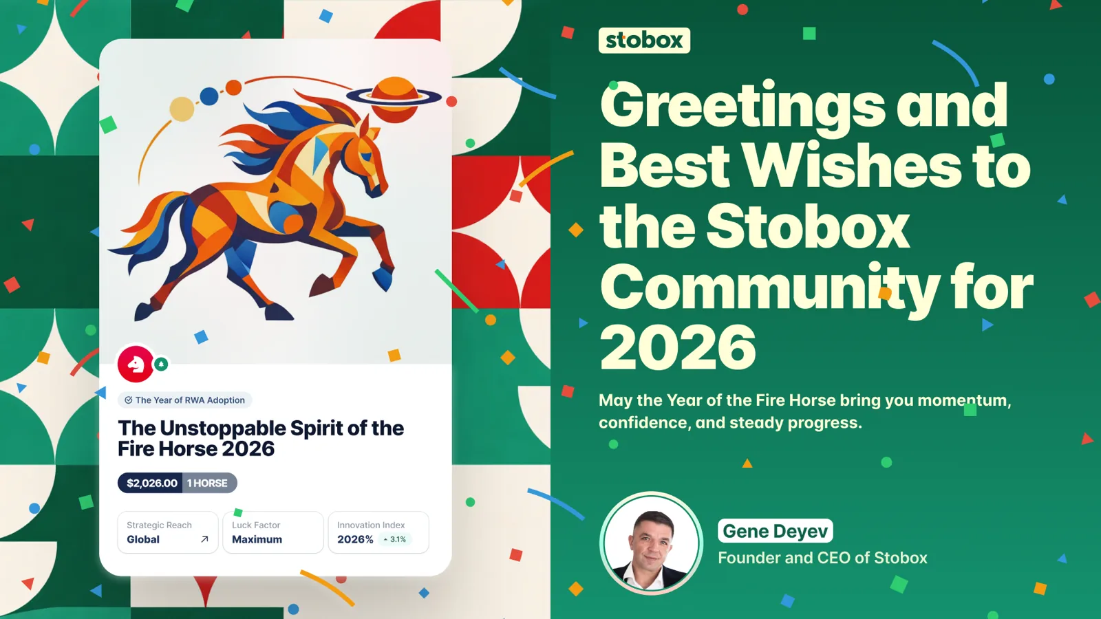 Happy New Year 2026. The Year of the Fire Horse