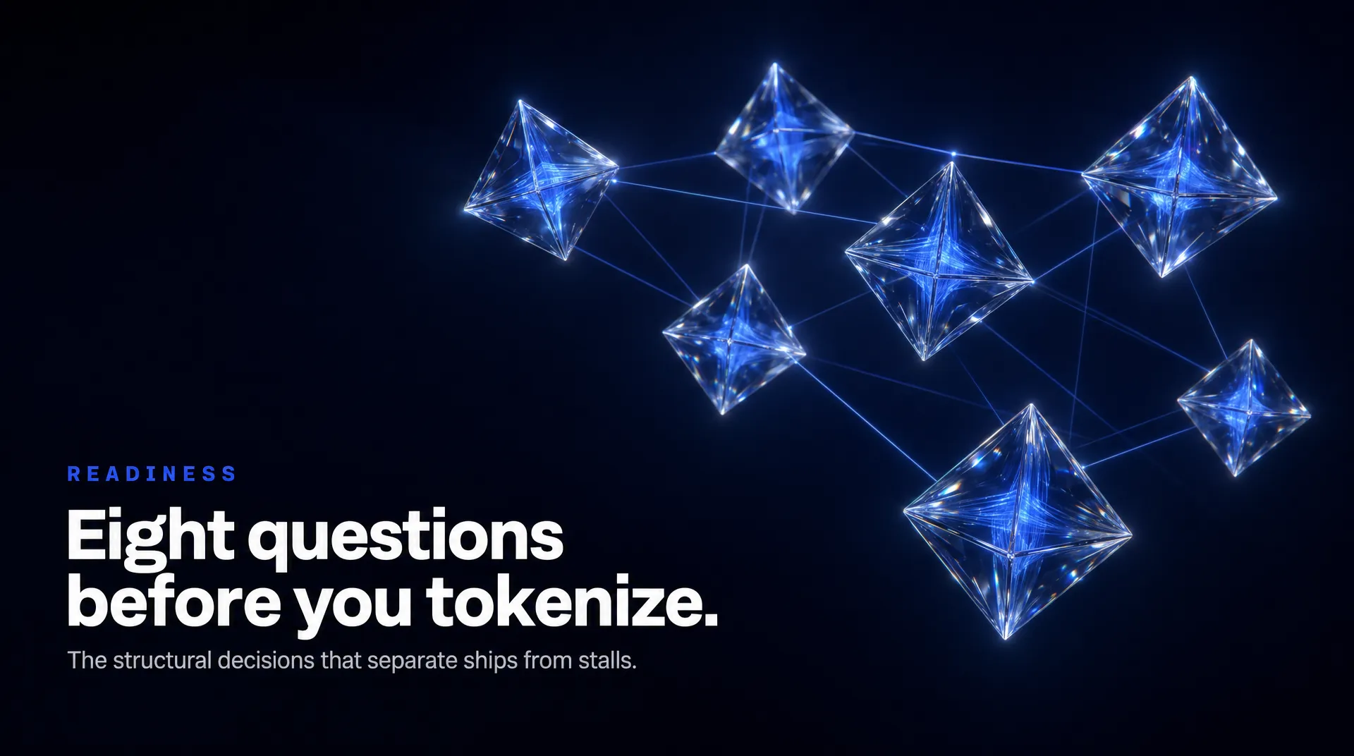 Stobox readiness assessment — eight diagnostic questions for tokenization issuers
