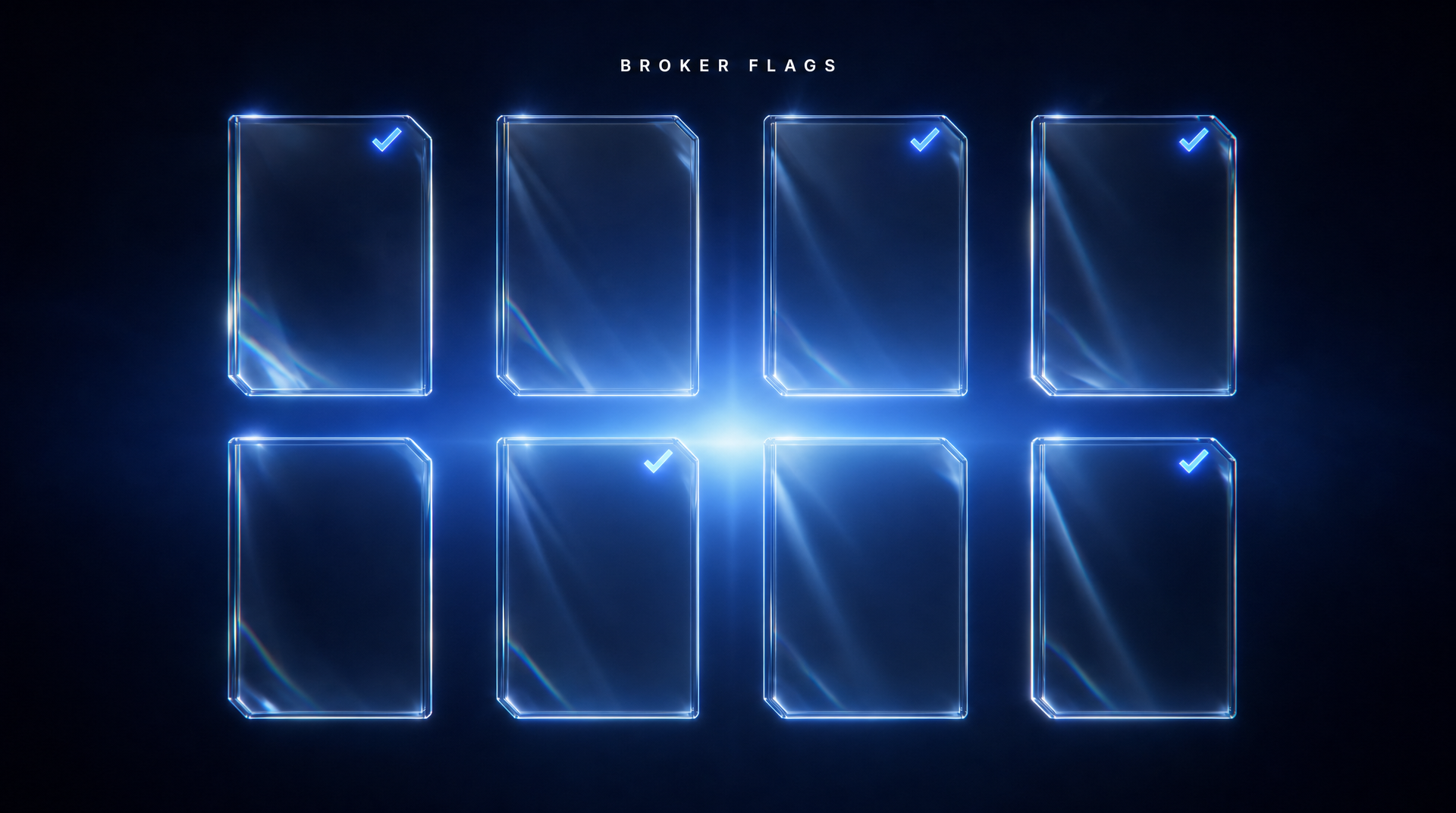 The eight questions reframed as a broker due-diligence checklist