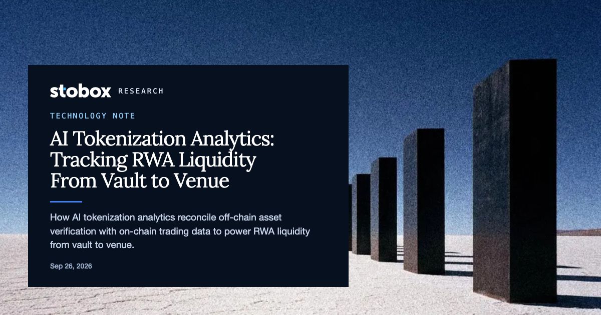 AI Tokenization Analytics: Tracking RWA Liquidity From Vault to Venue