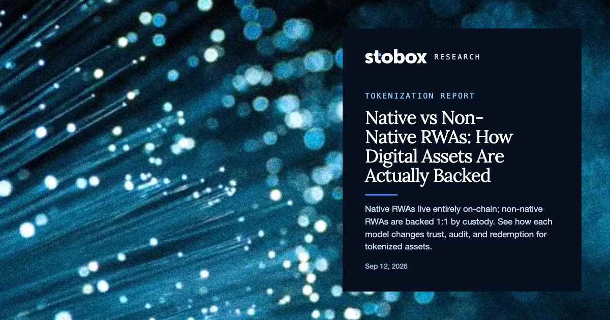 Native vs Non-Native RWAs: How Digital Assets Are Actually Backed
