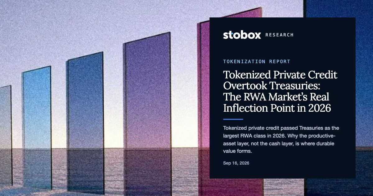 Tokenized Private Credit Overtook Treasuries: The RWA Market's Real Inflection Point in 2026