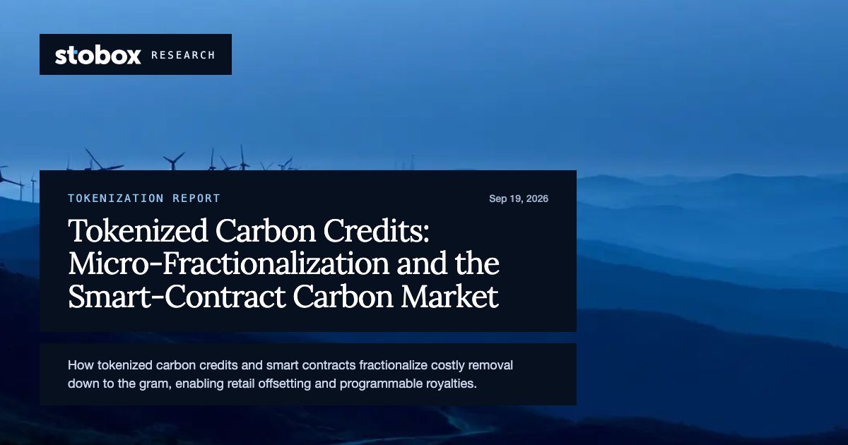 Tokenized Carbon Credits: Micro-Fractionalization and the Smart-Contract Carbon Market