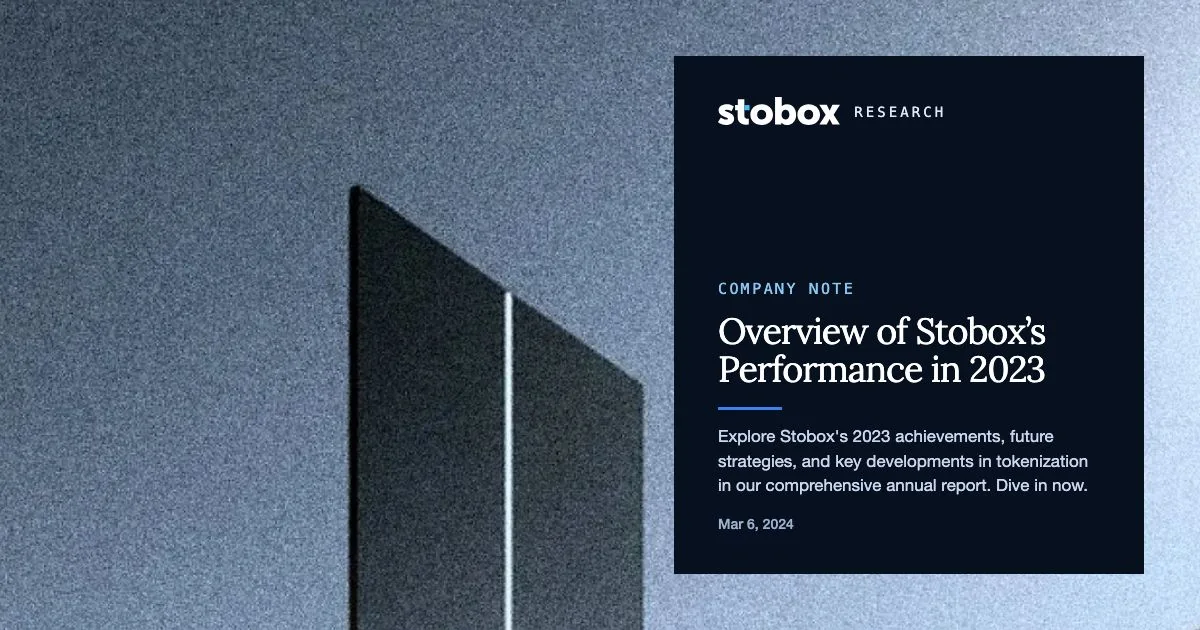 Overview of Stobox's Performance in 2023