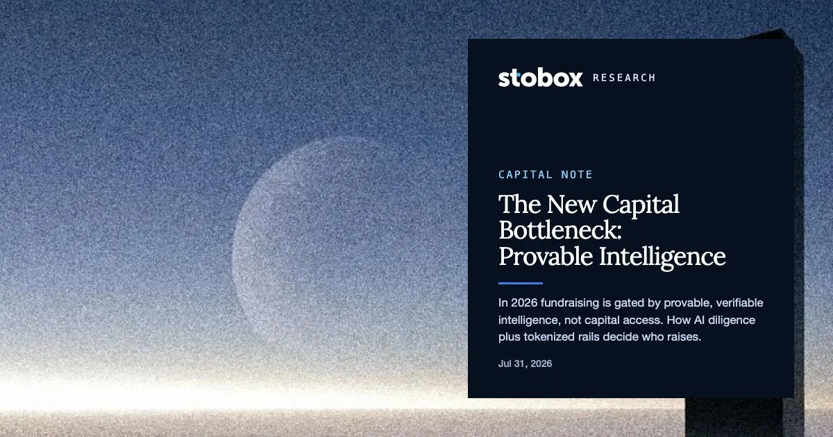 The New Capital Bottleneck: Why Provable Intelligence, Not Access, Now Decides Who Raises