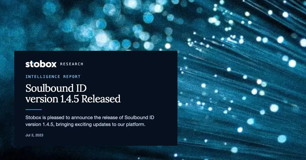 Soulbound ID version 1.4.5 Released