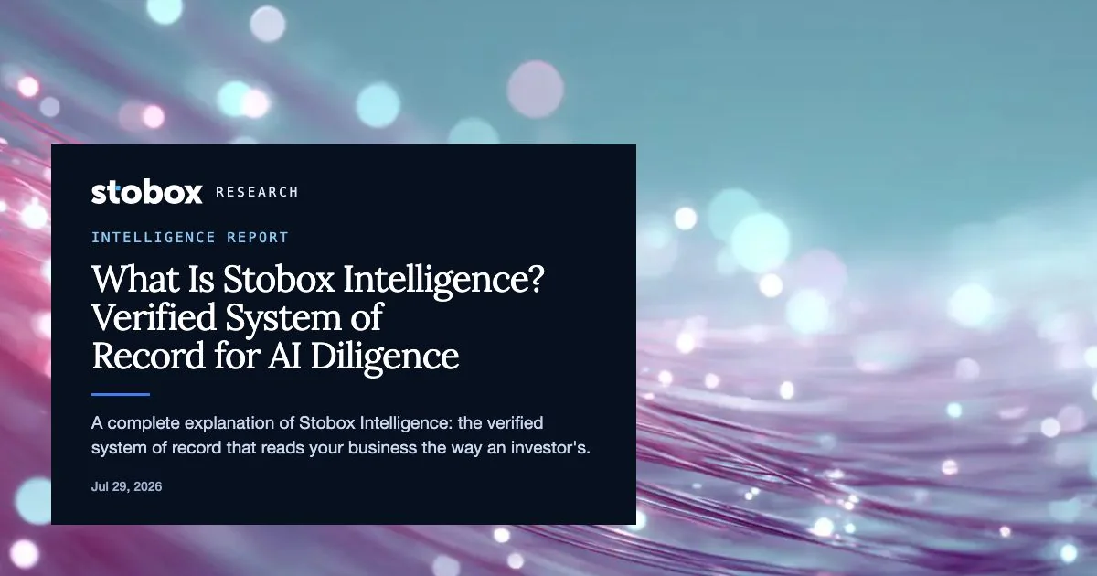 What Is Stobox Intelligence? The Verified System of Record for Businesses Read by AI