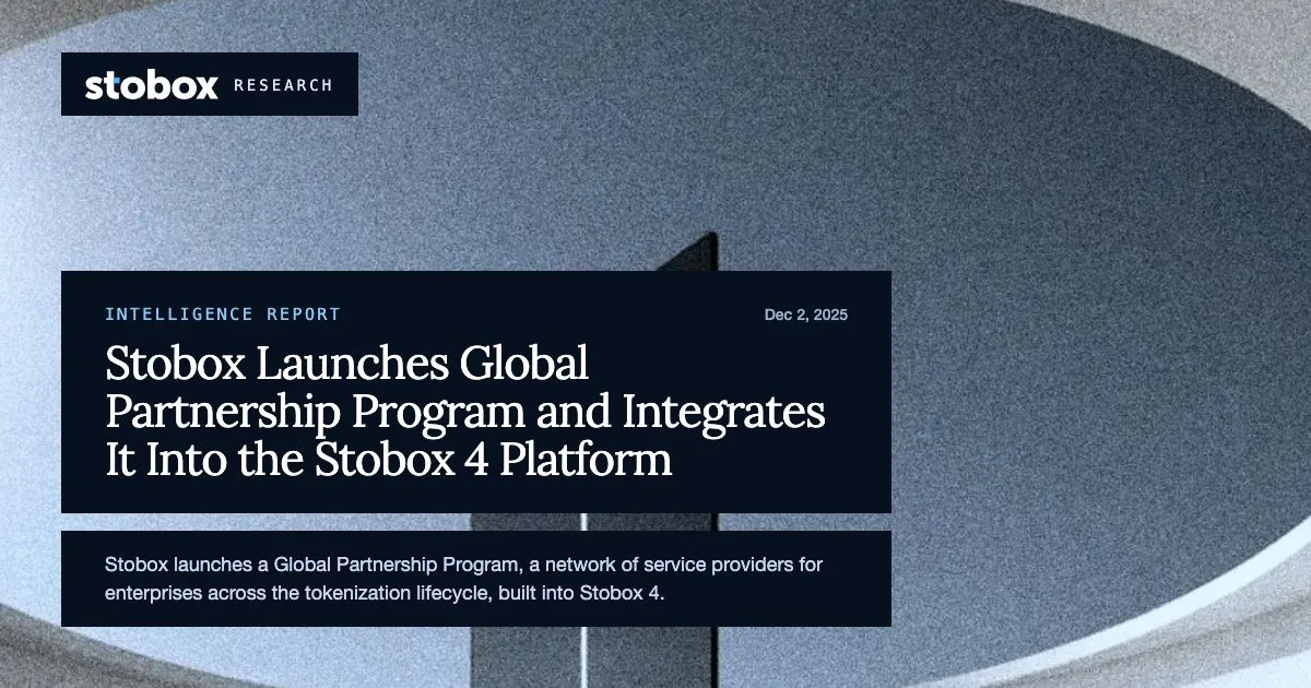 Stobox Launches Global Partnership Program and Integrates It Into the Stobox 4 Platform