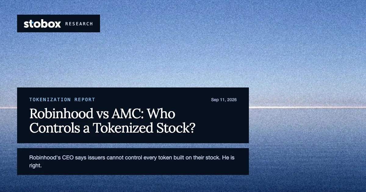 Robinhood Is Right About Tokenized Stock. That Is Exactly Why Issuers Should Tokenize First