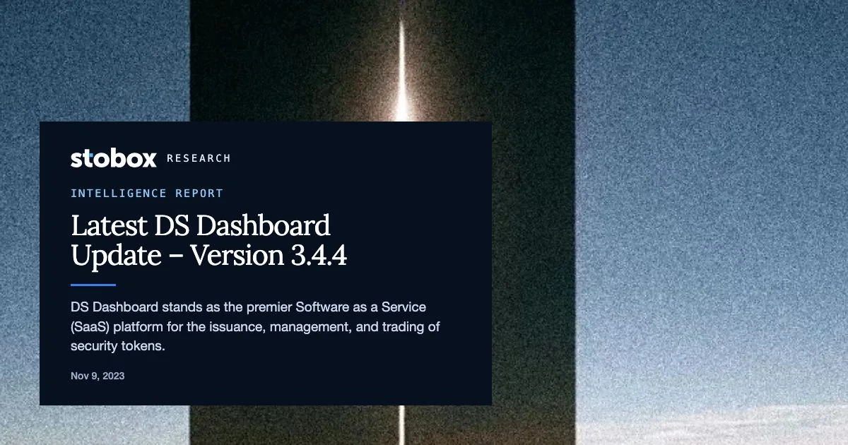 Latest DS Dashboard Update – Version 3.4.4