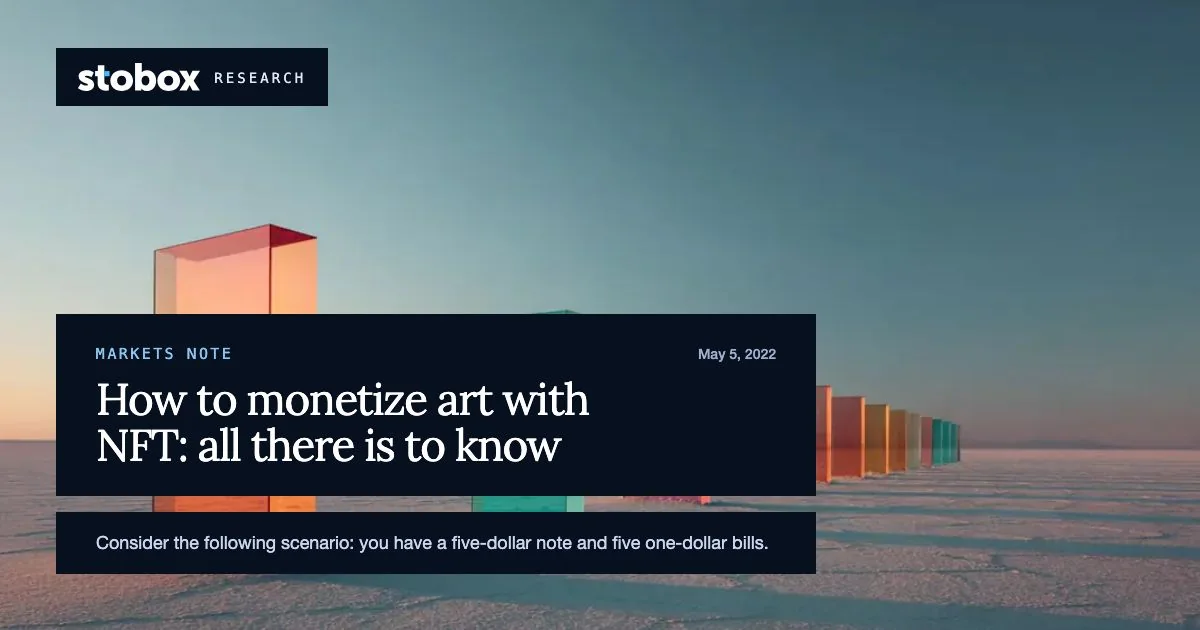 How to monetize art with NFT: all there is to know.