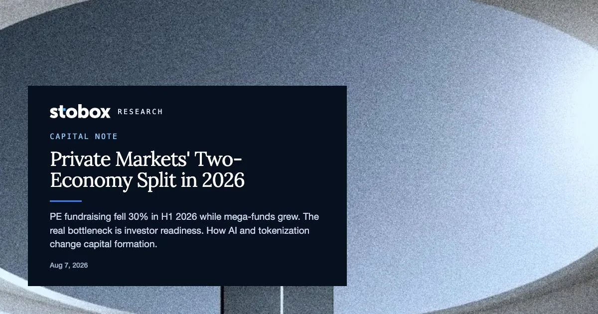 The Two-Economy Split in Private Markets: Why Capital Isn't the Problem, Readiness Is