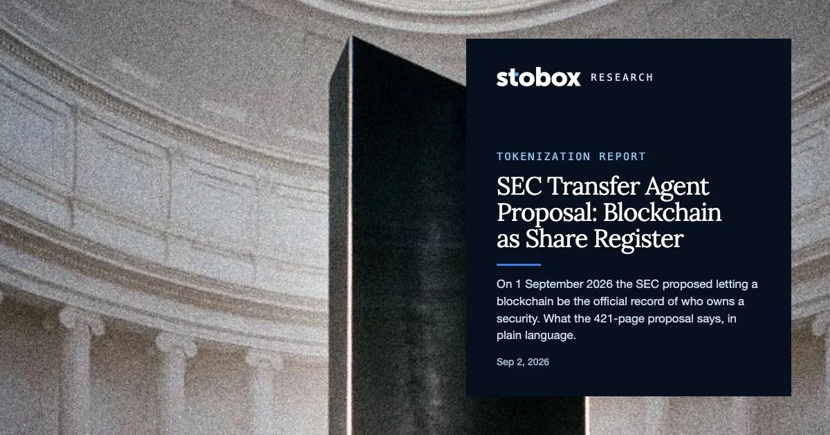 The SEC Wants to Let the Blockchain Be the Official Share Register