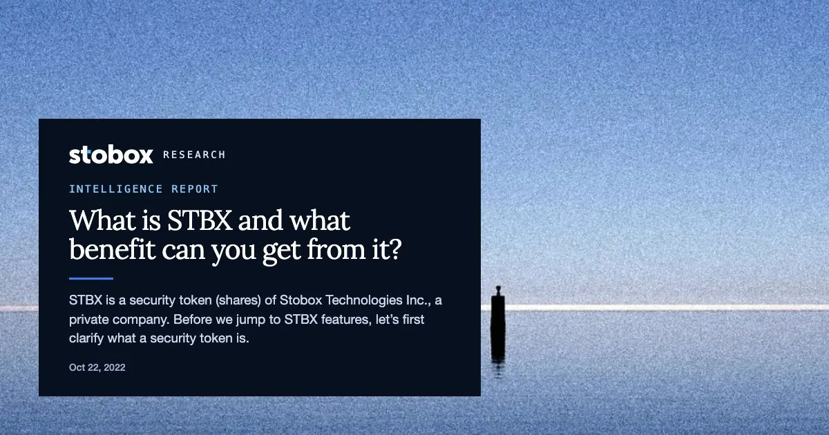 What is STBX and what benefit can you get from it?