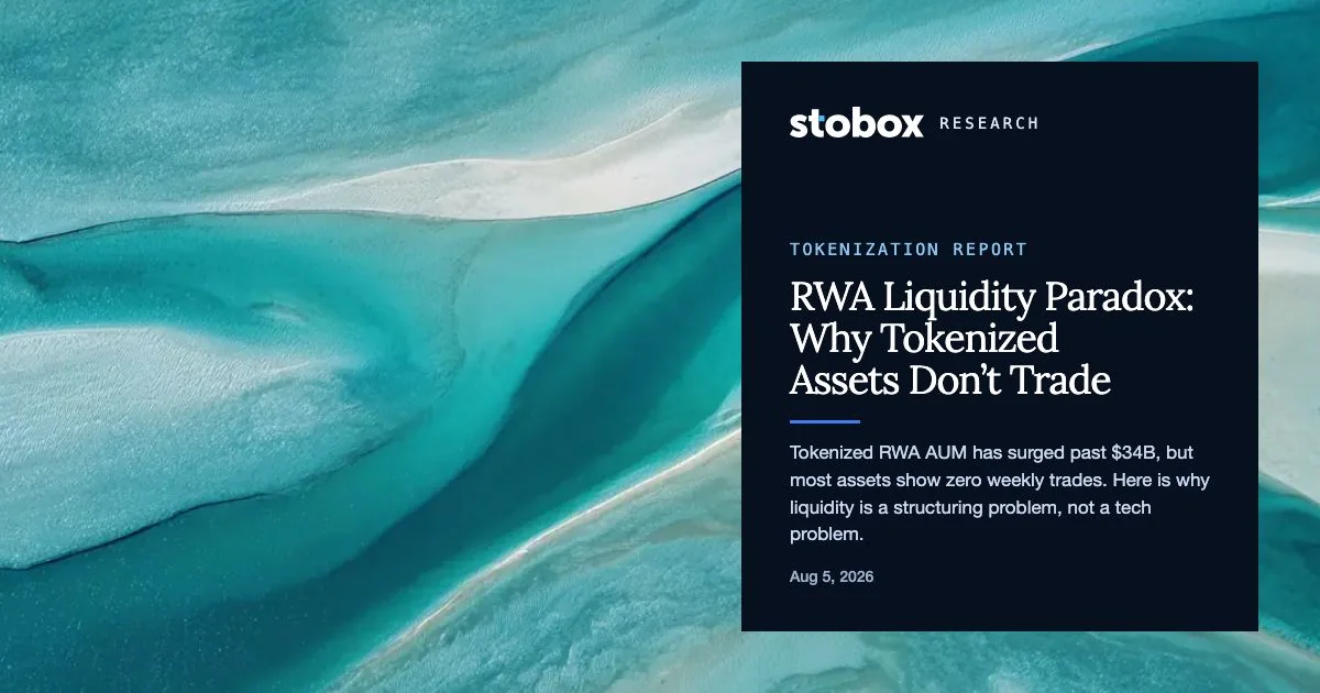 The Tokenization Liquidity Paradox: Why $50B in RWA Doesn't Trade (And What Fixes It)