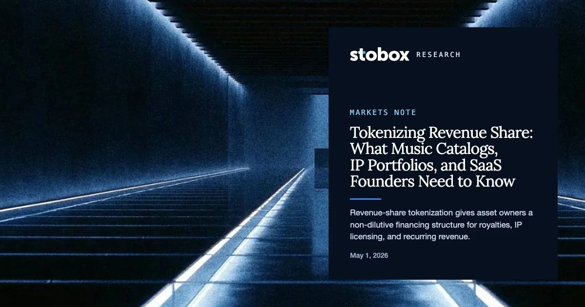 Tokenizing Revenue Share: What Music Catalogs, IP Portfolios, and SaaS Founders Need to Know
