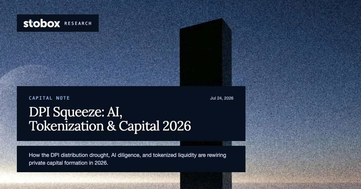 The DPI Squeeze: How AI and Tokenization Are Rewiring Private Capital Formation in 2026