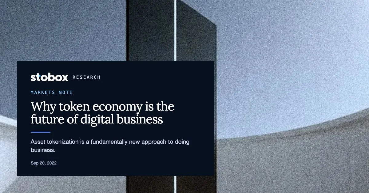 Why token economy is the future of digital business.