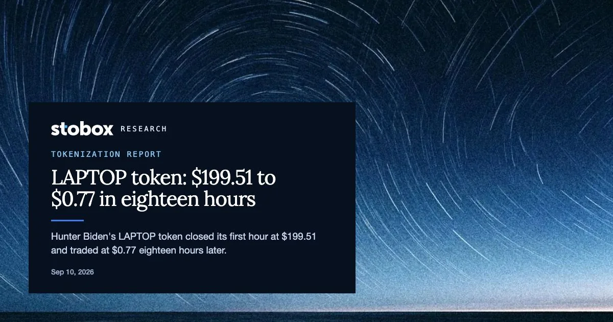 A token with nothing behind it: what LAPTOP's eighteen hours showed