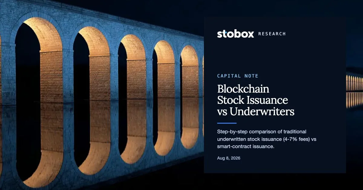 Blockchain Stock Issuance vs Underwriters: A Step-by-Step Cost Breakdown