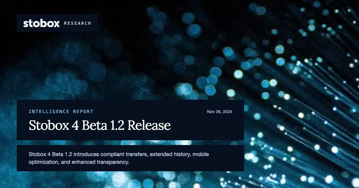 Stobox 4 Beta 1.2 Release