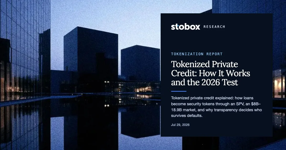 Tokenized Private Credit Meets Its First Downturn: Why Transparency, Not Tokens, Decides Who Survives