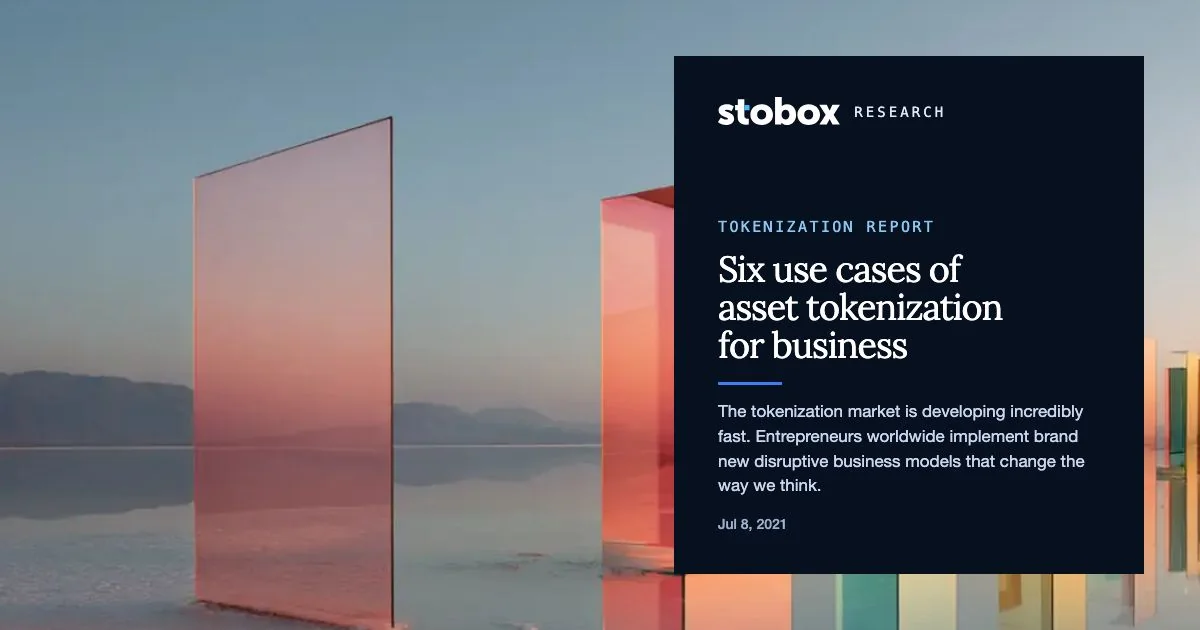 Six use cases of asset tokenization for business.