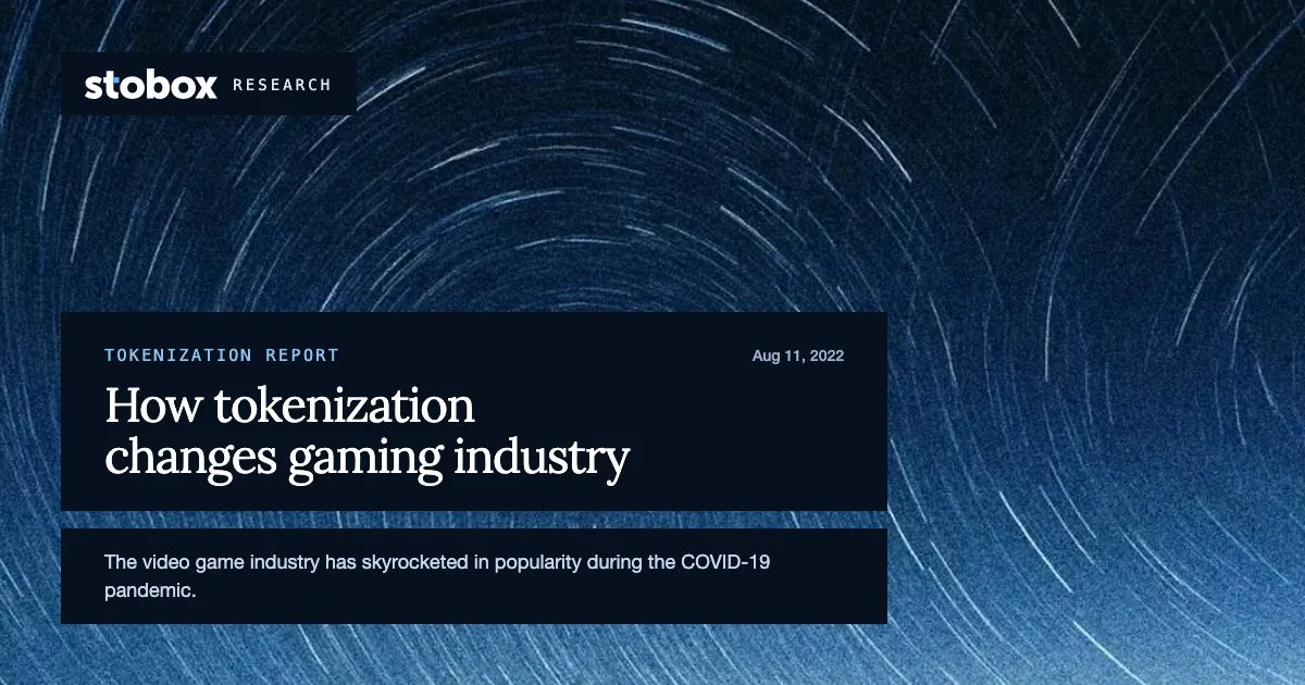 How tokenization changes gaming industry