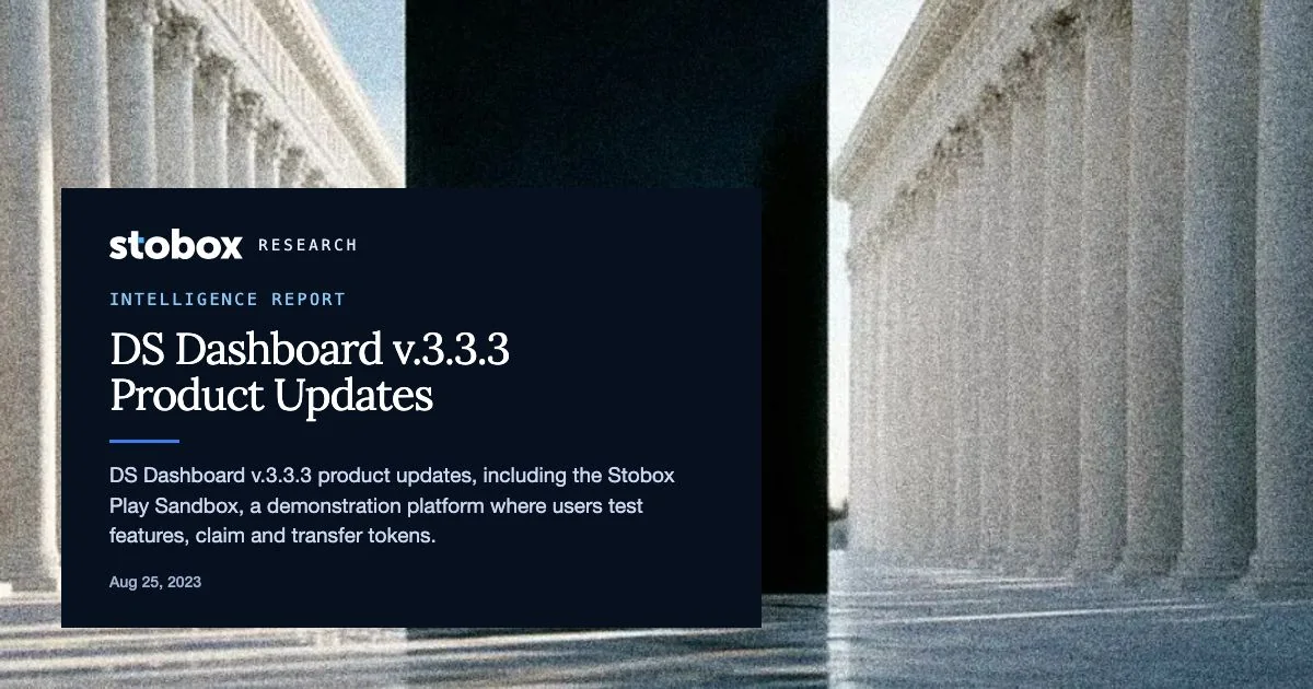 DS Dashboard v.3.3.3 Product Updates