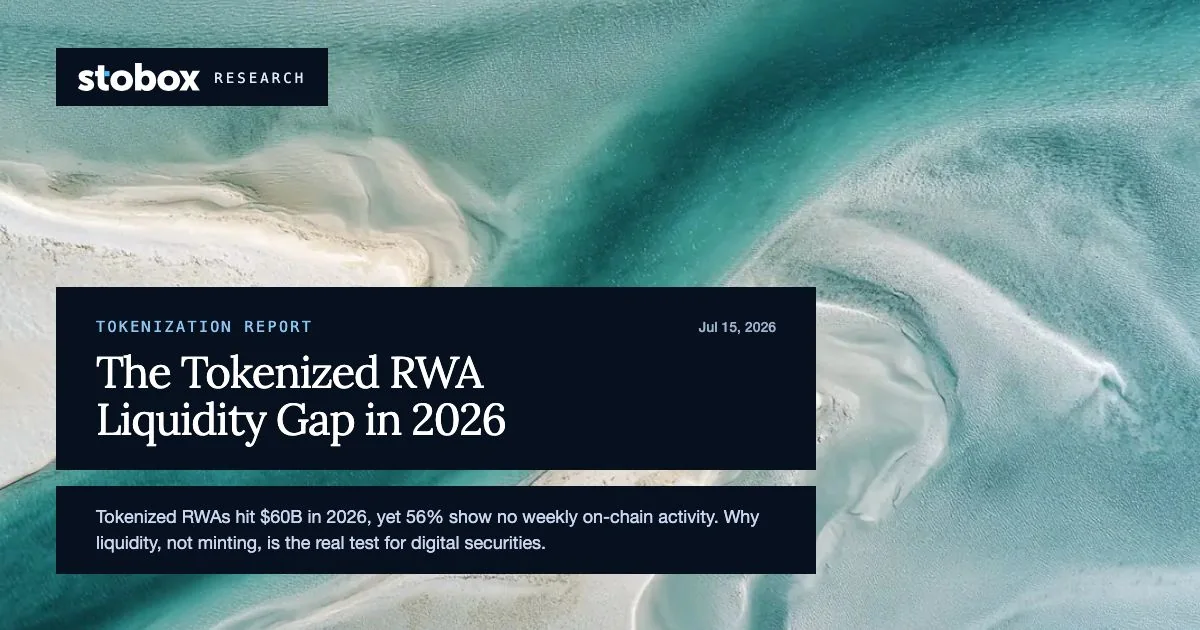 The Tokenized RWA Liquidity Gap: Why $60B On-Chain Doesn't Move