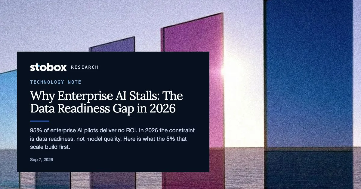 The Data Readiness Gap: Why Enterprise AI Stalls in 2026 and What the 5% Do First